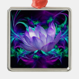 Purple lotus flower and its meaning metal tree decoration