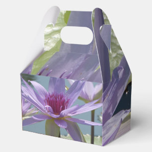 Purple Lotus Flowers Close Up Favour Box