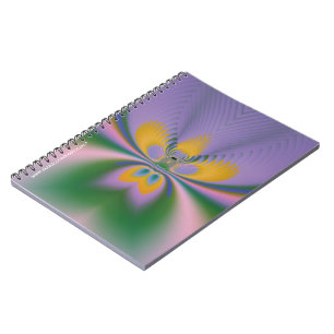 Purple Lotus Spiral Notebook