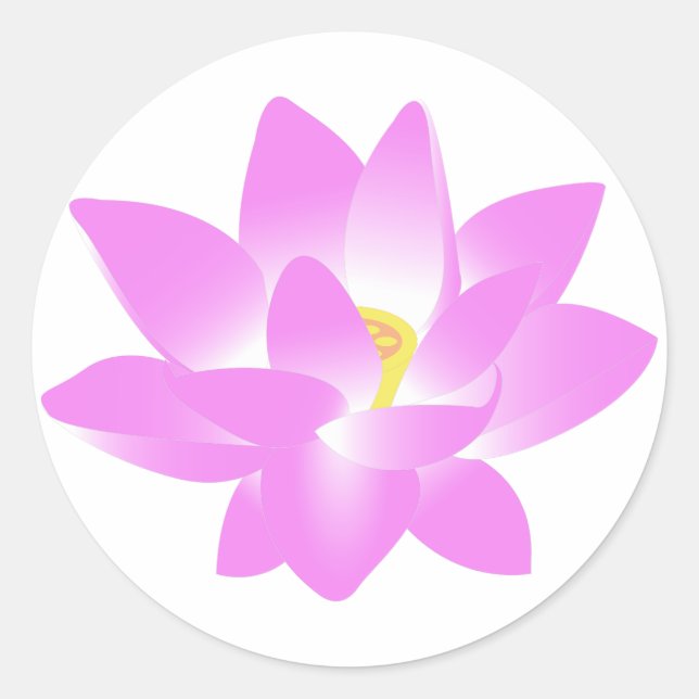 Purple Lotus Sticker (Front)