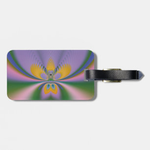 Purple Lotus Travel Bag Tags - Customised