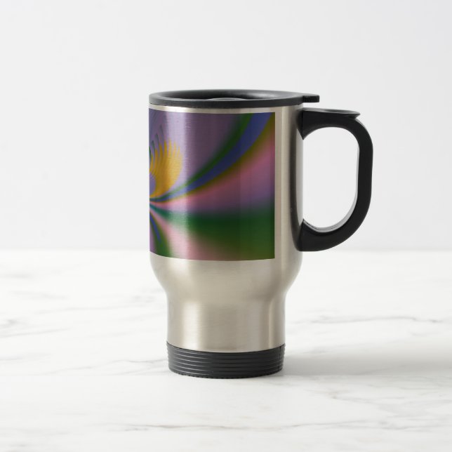 Purple Lotus Travel Mug (Right)