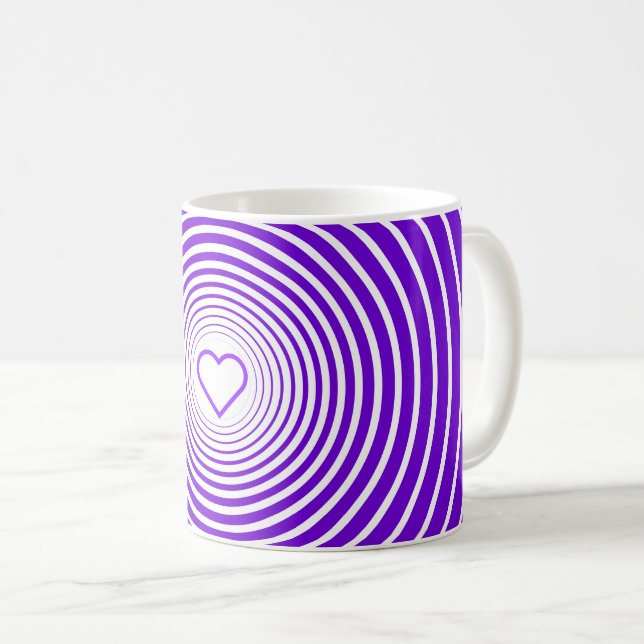 Purple Love - Add your favourite colours Coffee Mug (Front Right)