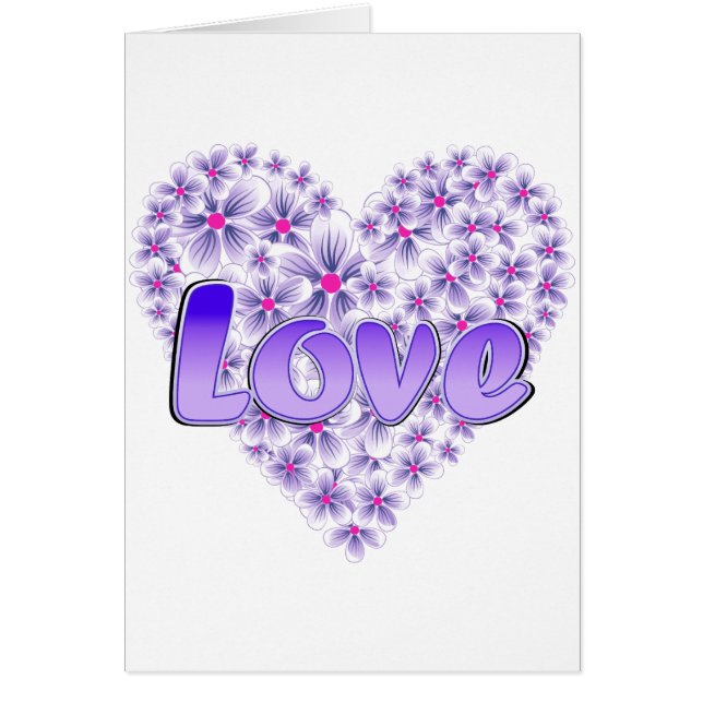 Purple Love and Daisies (Front)