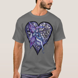 Purple love Fairy Art MoonChild Faerie Moon T-Shirt