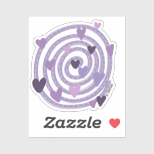 Purple Love Spiral