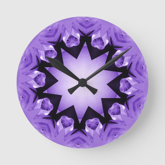 Purple Love_Wall Clock (Front)