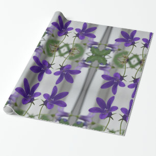 Purple love wrapping paper