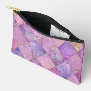 “Purple Lover” Print Accessory Pouch