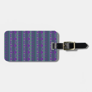 Purple Luggage Tag