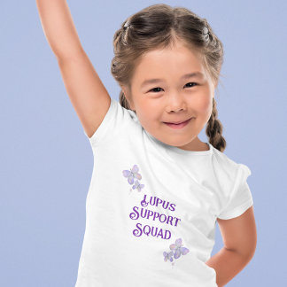 Purple Lupus Butterfly Support Squad T-Shirt