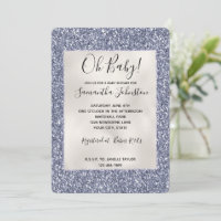 Purple Luxe Glitter Pearl White