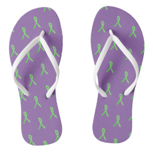 Purple Lyme Disease Awareness Sandals
