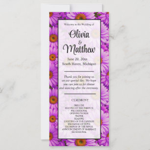 Purple magenta floral sunflower dark pink daisies