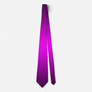 Purple Magenta Gradient Necktie Bold Elegant Ombre