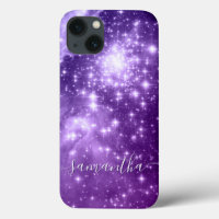 Purple Magic Ombre Sparkly Stars Celestial Photo