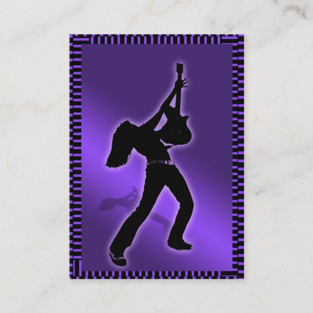 "Purple Majestic" Chubby Card (Front)