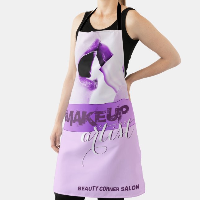 Purple Makeup Artist  Apron (Insitu)