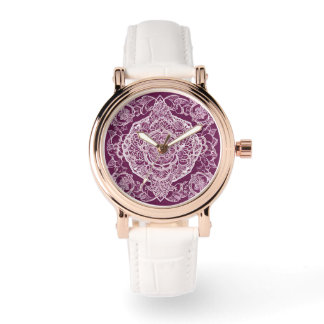 Purple mandala AI art  Watch