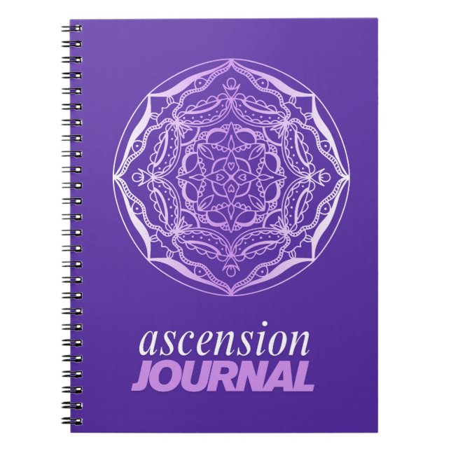 Purple Mandala – Ascension Journal (Front)