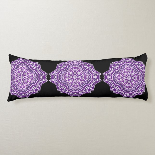 purple mandala body pillow (Front)