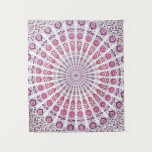 Purple Mandala Bohemian Tapestry Wall Hanging