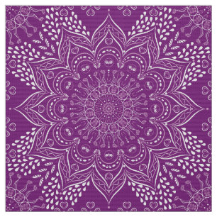 Purple Mandala Fabric