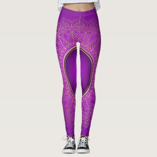 Purple Mandala Leggings