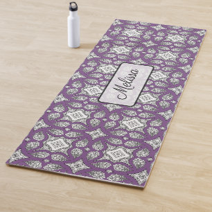 Purple Mandala Personalised Yoga Mat