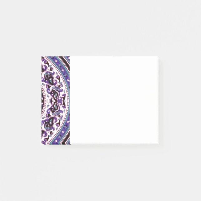 Purple Mandala Post-it Notes (Front)
