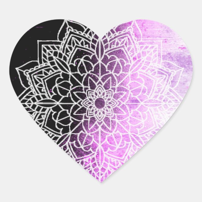 Purple Mandala Stickers (Front)