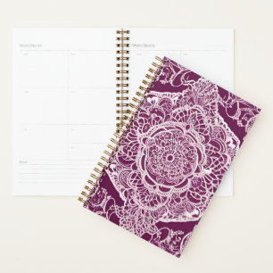 Purple mandela AI art Planner