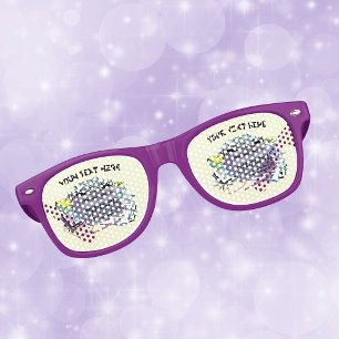 Purple Manual Vintage Typewriter Book Paper Yellow Retro Sunglasses