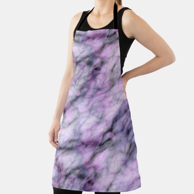 Purple Marble  Apron (Insitu)