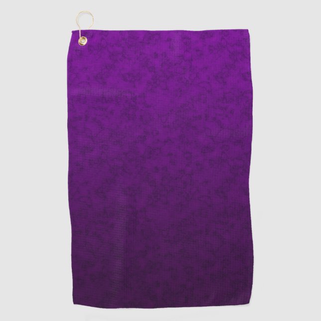 Purple marble golf towel (Front)