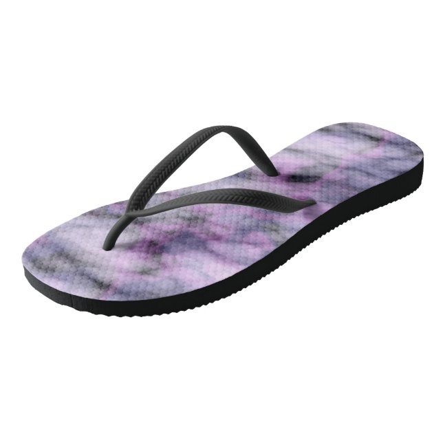 Purple Marble  Jandals (Angled)