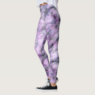 Purple Marble Leggings