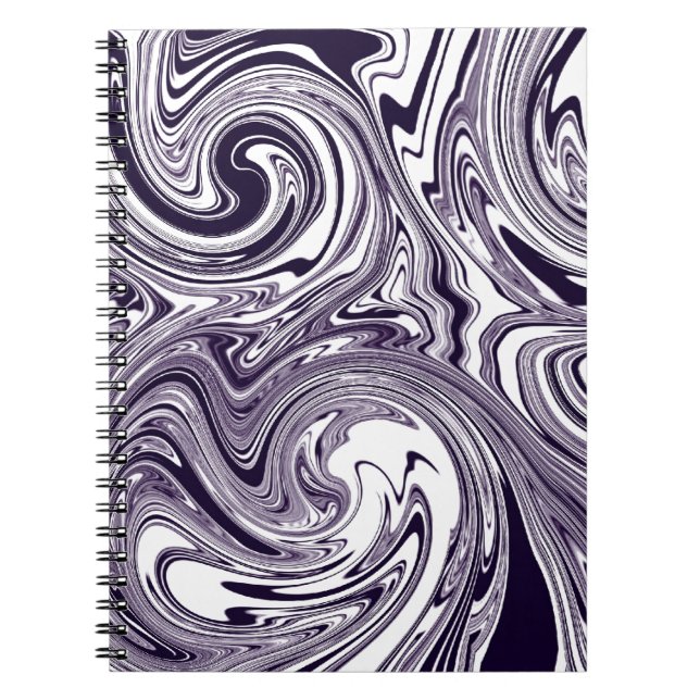 Purple Marble Notebook (Front)