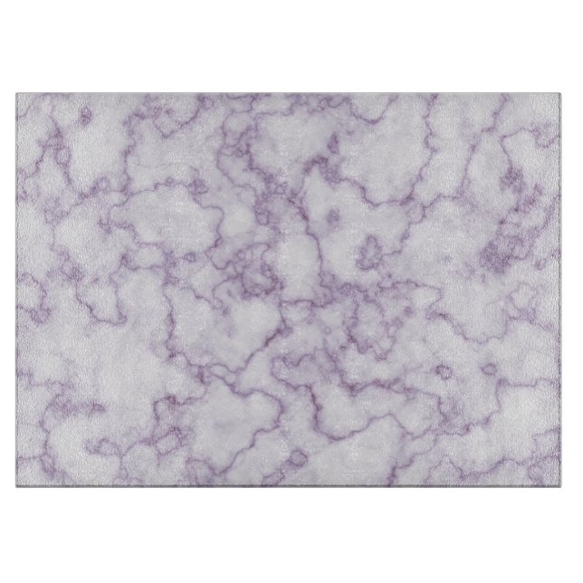 Purple Marble Pattern Cutting Board (Front)