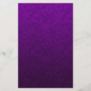 Purple marble stationery