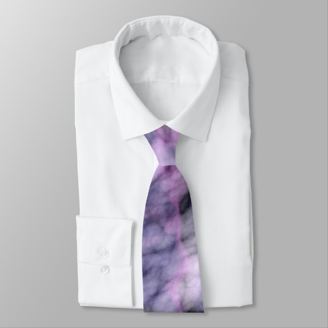 Purple Marble Tie (Tied)