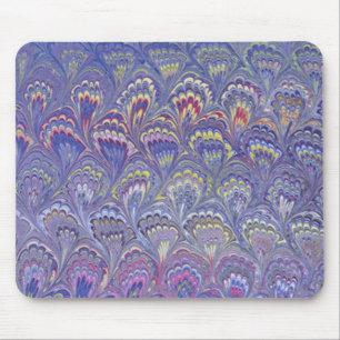 Purple Marbled Mouse Pad