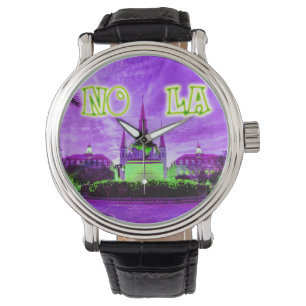Purple Mardi Gras JS Watch