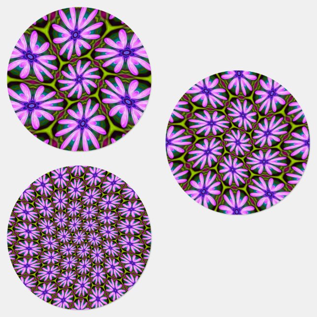 Purple Marguerite Patterns (Group)