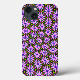 Purple Marguerite Patterns iPhone 13 Case