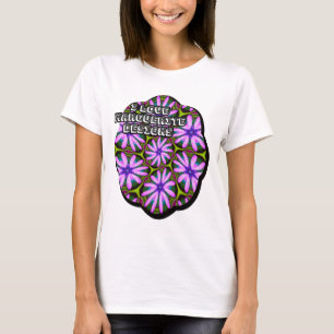 Purple Marguerite Patterns T-Shirt