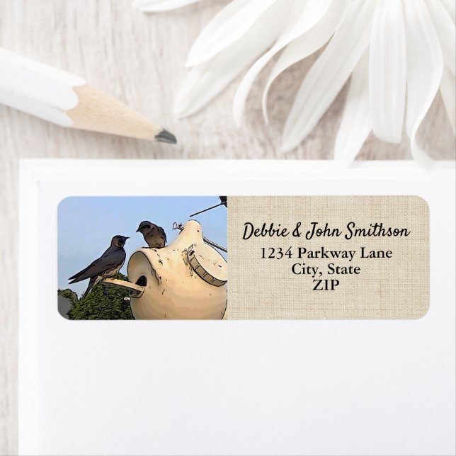 Purple Martin Birds Nature Return Address Birding  (Insitu)