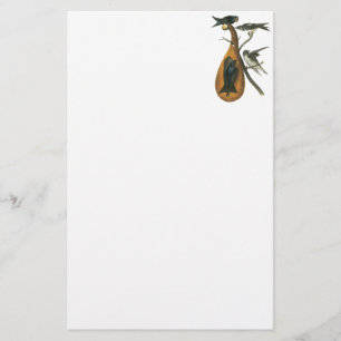 Purple Martin, John Audobon Stationery