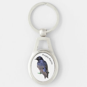 Purple Martin Key Ring