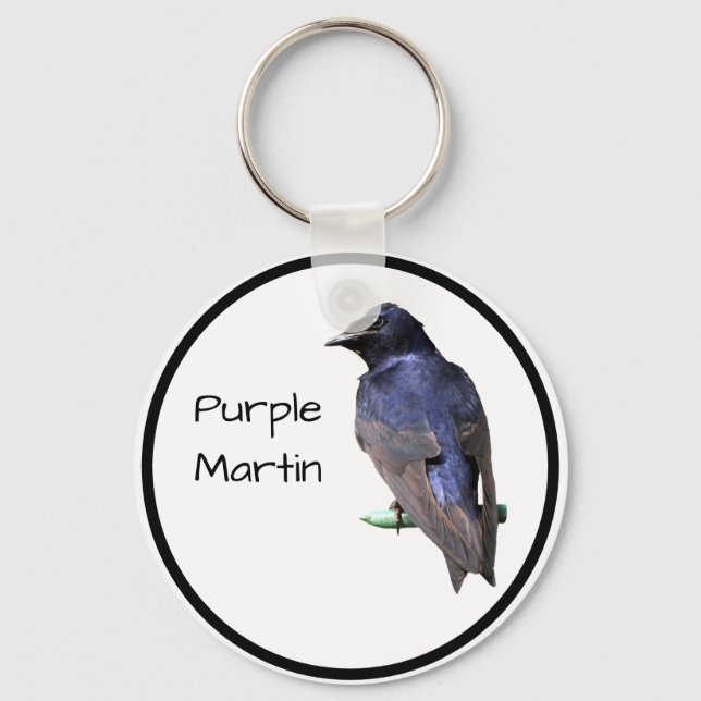 Purple Martin Key Ring (Front)